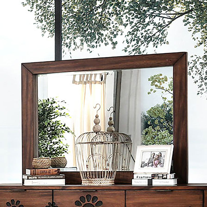 Amarantha Dark Oak Mirror - Star USA Furniture Inc