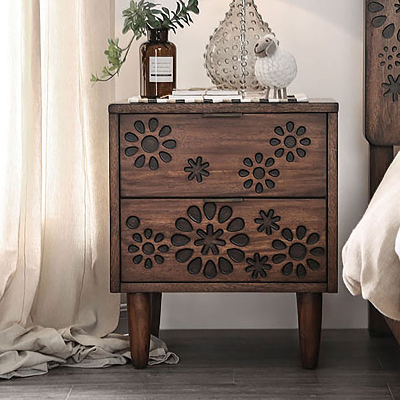 Amarantha Dark Oak Night Stand - Star USA Furniture Inc