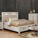 Tywyn Antique White Cal.King Bed - Star USA Furniture Inc
