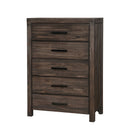 Rexburg Wire-Brushed Rustic Brown Chest - Star USA Furniture Inc