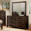 Rexburg Wire-Brushed Rustic Brown Dresser - Star USA Furniture Inc