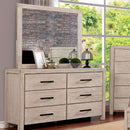 Strasburg Wire-Brushed White Dresser - Star USA Furniture Inc