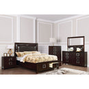 Balfour Brown Cherry 5 Pc. Queen Bedroom Set w/ 2NS - Star USA Furniture Inc
