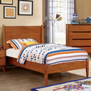 LENNART I Oak Twin Bed - Star USA Furniture Inc