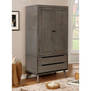 LENNART Gray Armoire - Star USA Furniture Inc