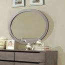 Lennart Gray Oval Mirror - Star USA Furniture Inc