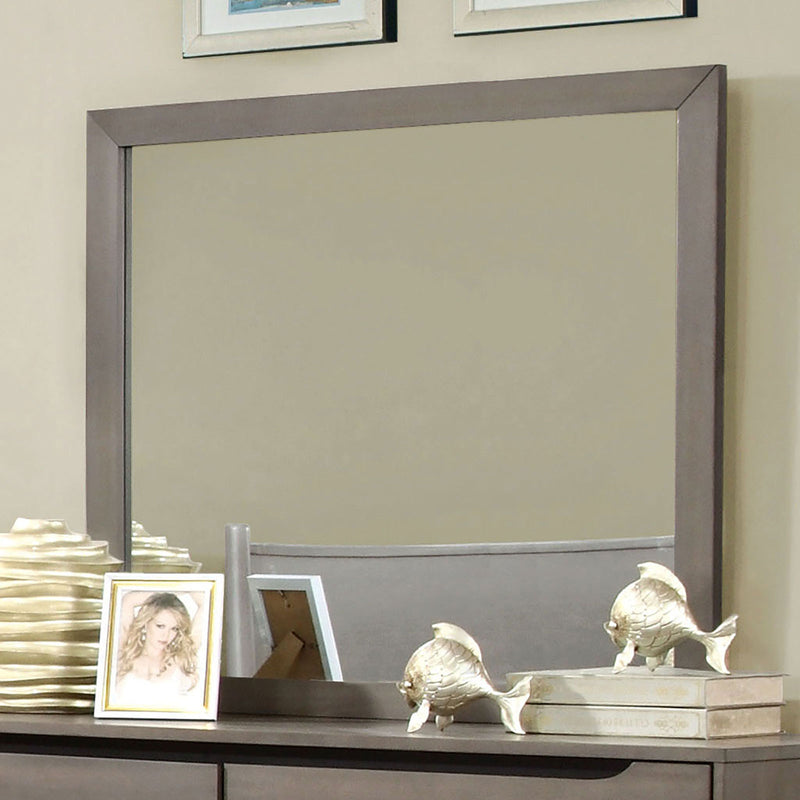 Lennart Gray Rectangular Mirror - Star USA Furniture Inc