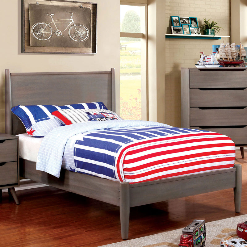 LENNART I Gray Full Bed - Star USA Furniture Inc