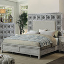 Pantaleon Antique Light Gray E.King Bed - Star USA Furniture Inc