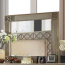 Markos Weathered Light Oak Mirror - Star USA Furniture Inc