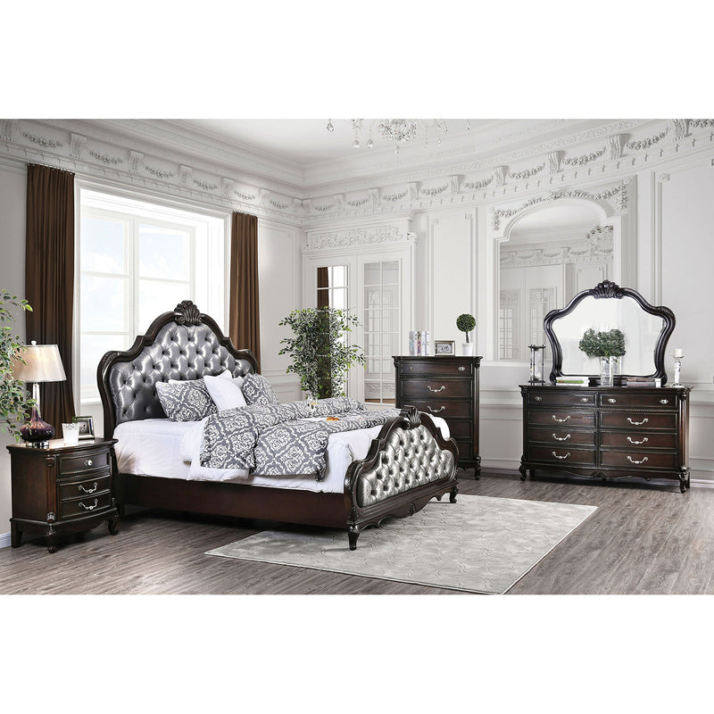 Bethesda Espresso 5 Pc. Queen Bedroom Set w/ Chest - Star USA Furniture Inc