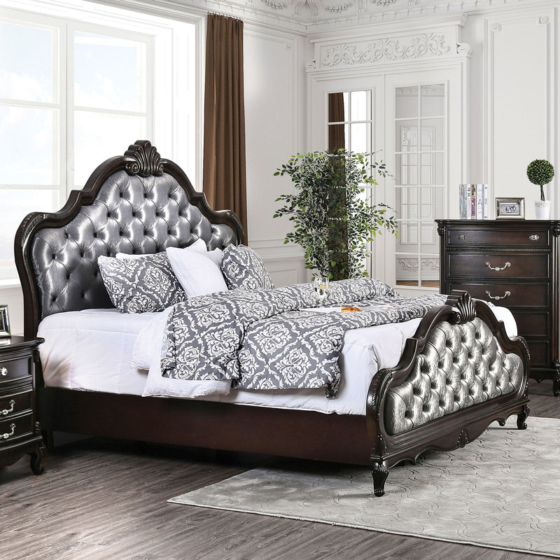 Bethesda Espresso E.King Bed - Star USA Furniture Inc
