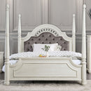 Fantasia Antique White Queen Bed - Star USA Furniture Inc