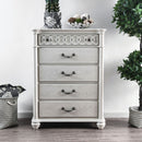 Fantasia Antique White Chest - Star USA Furniture Inc