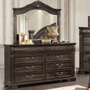 Genevieve Distressed Walnut Dresser - Star USA Furniture Inc