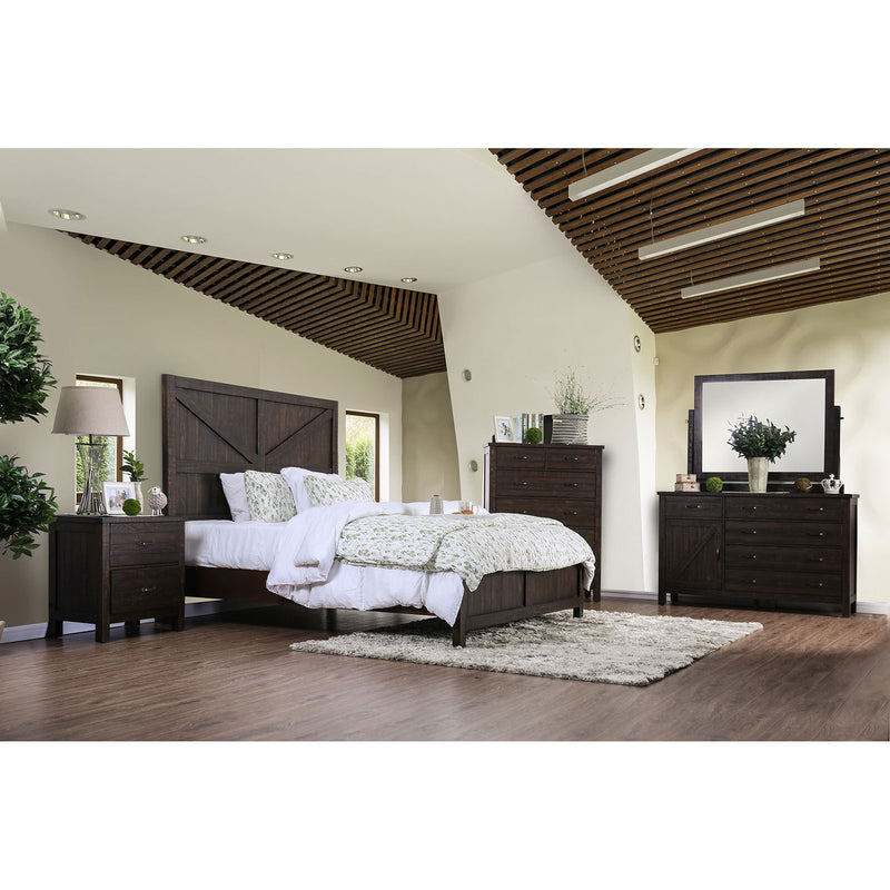 Brenna Espresso 4 Pc. Queen Bedroom Set - Star USA Furniture Inc