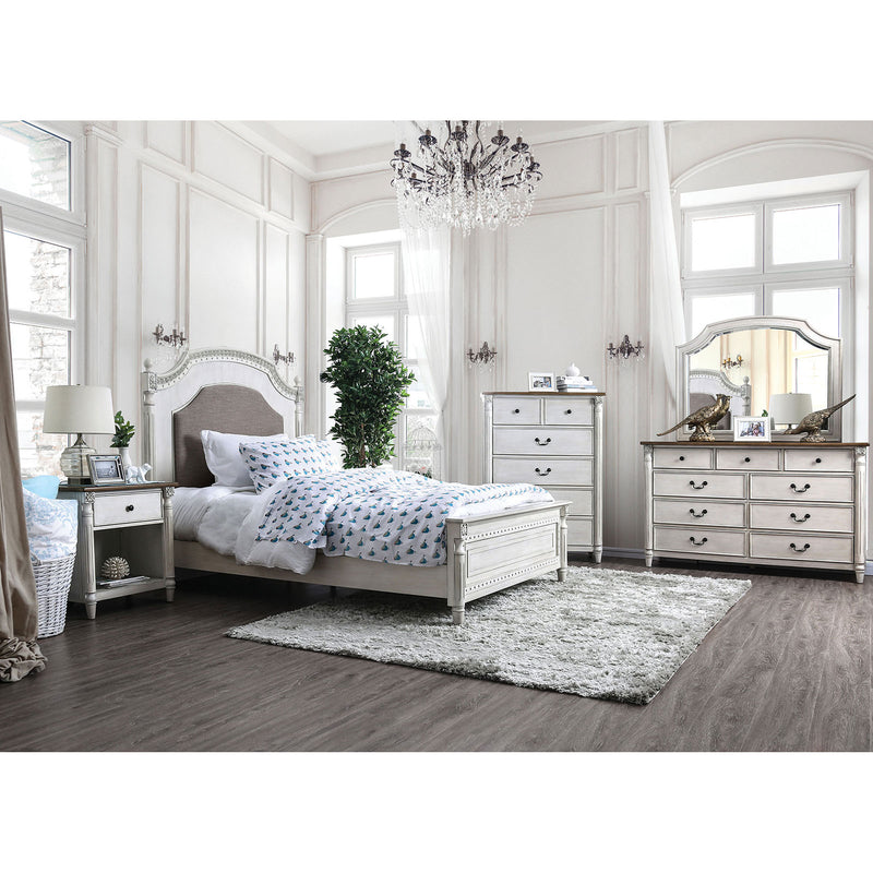 Hesperia Antique White 4 Pc. Queen Bedroom Set