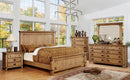 CARLSBAD Weathered Elm 5 Pc. Queen Bedroom Set w/ 2NS - Star USA Furniture Inc