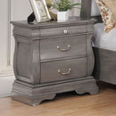 Merida Gray Night Stand - Star USA Furniture Inc
