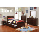 Brogan Brown Cherry 4 Pc. Twin Bedroom Set - Star USA Furniture Inc