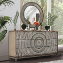Kamalah Antique Gray Dresser - Star USA Furniture Inc