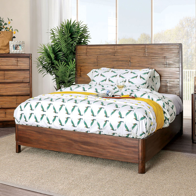 Covilha Antique Brown E.King Bed