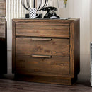 Tolna Walnut Night Stand w/ USB Outlet - Star USA Furniture Inc