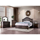 Amadora Walnut 4 Pc. Queen Bedroom Set - Star USA Furniture Inc
