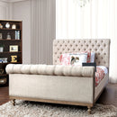 Nicolette Beige/Rustic Natural Tone Queen Bed - Star USA Furniture Inc
