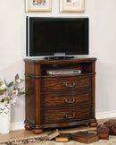 Janiya Brown Cherry Media Chest - Star USA Furniture Inc