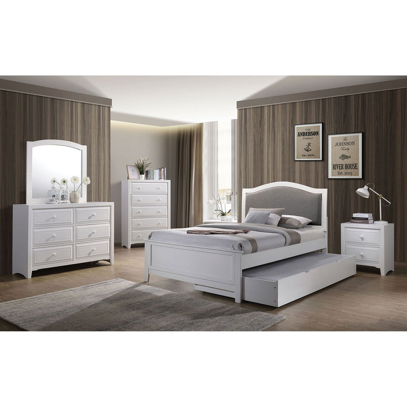 Kirsten White 4 Pc. Twin Bedroom Set w/ Trundle