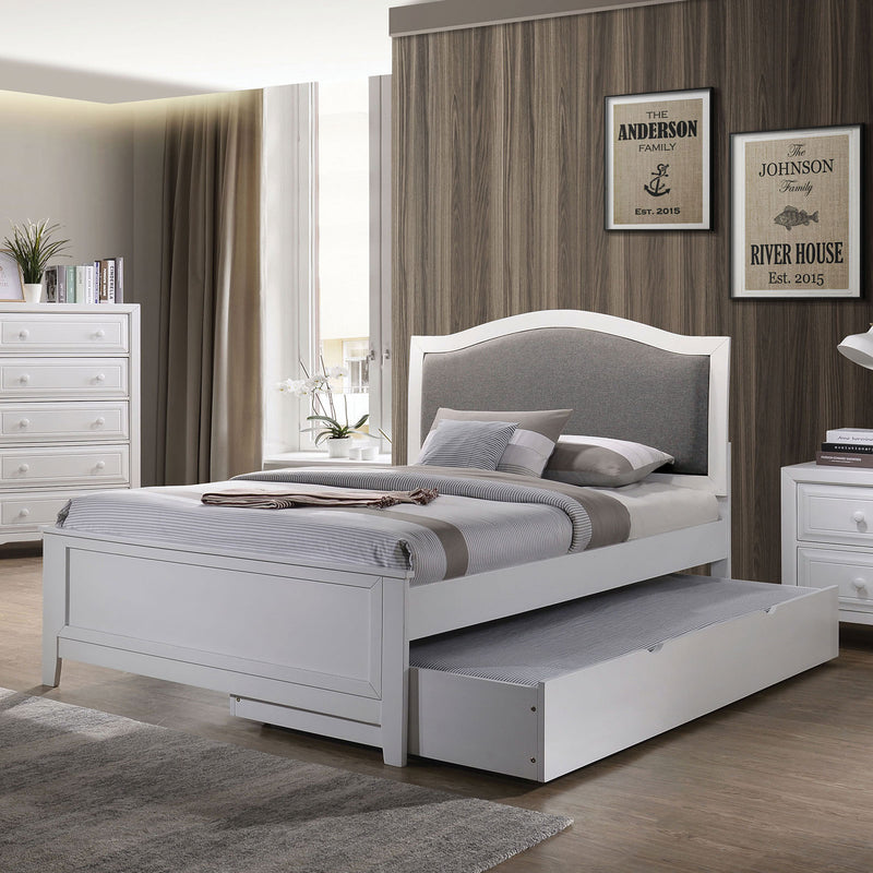 Kirsten White Twin Bed - Star USA Furniture Inc