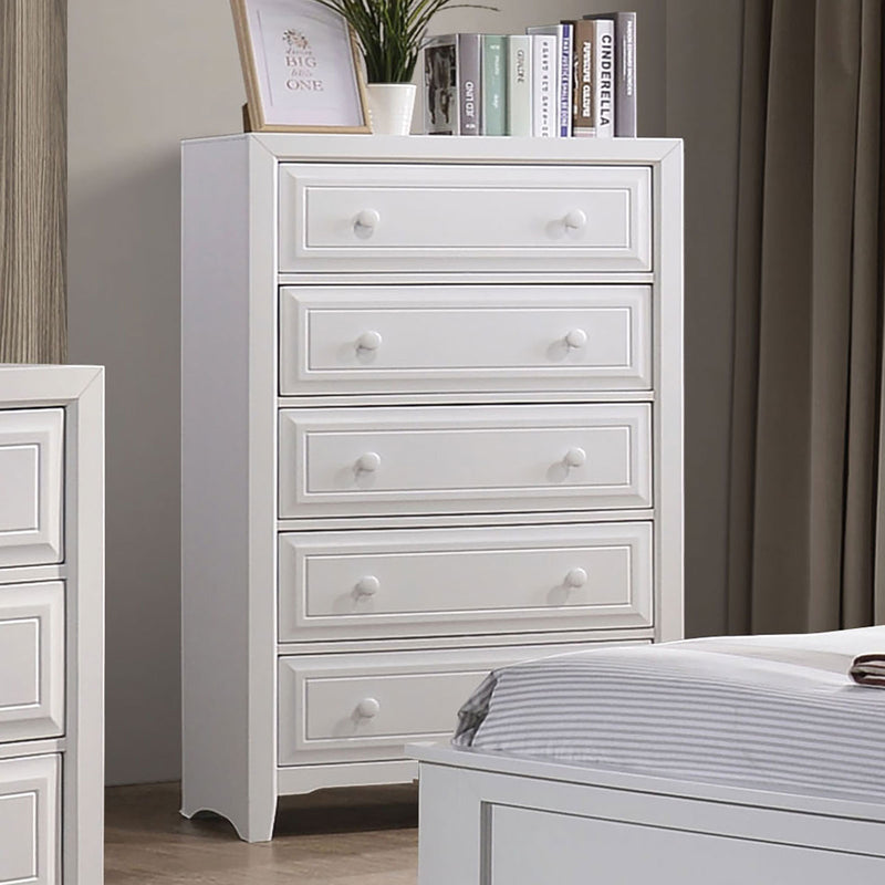 Kirsten White Chest - Star USA Furniture Inc