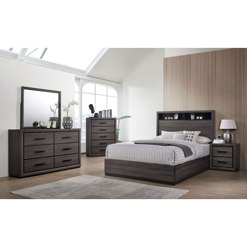 Conwy Gray 5 Pc. Queen Bedroom Set w/ Chest