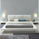 Christie Glossy White Cal.King Bed - Star USA Furniture Inc