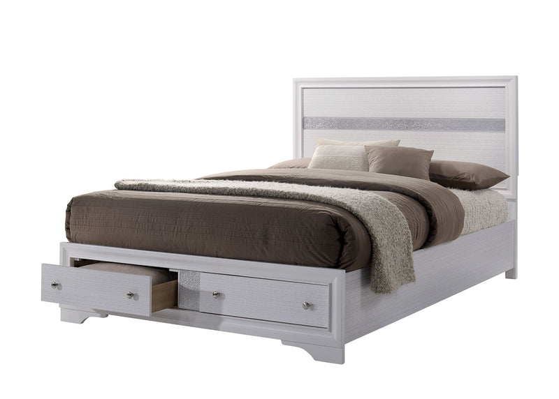 Chrissy White Queen Bed