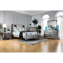 DAPHNE Gray Cal.King Bed - Star USA Furniture Inc
