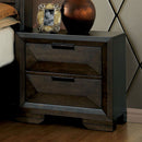 NIKOMEDES Espresso Night Stand - Star USA Furniture Inc