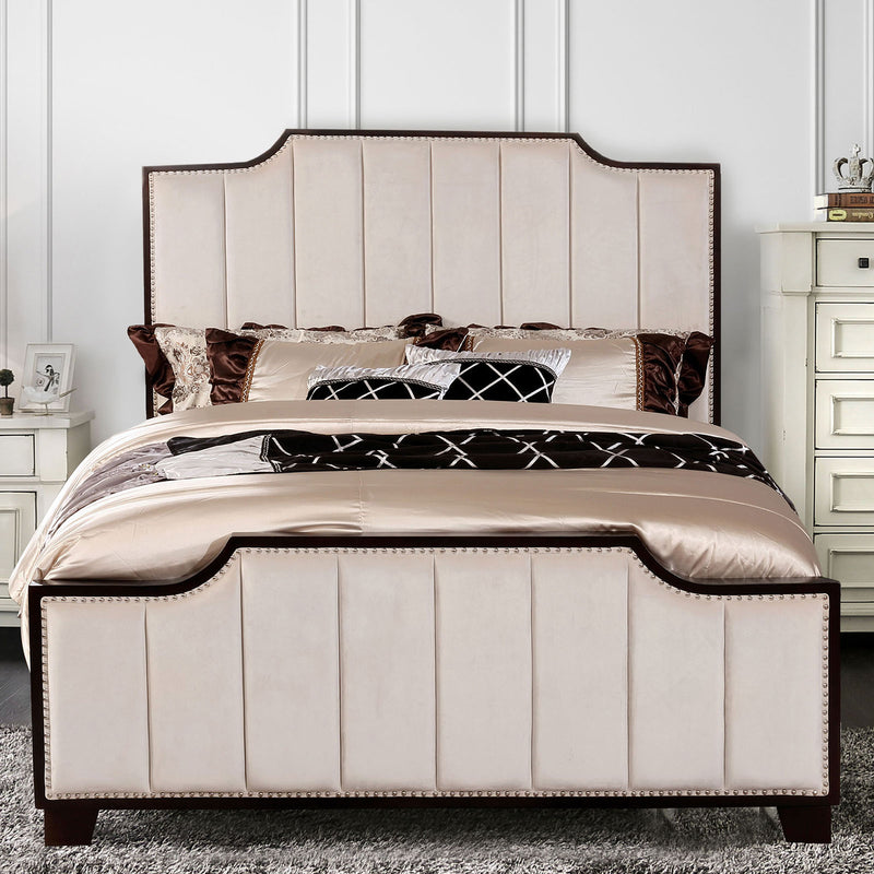 Espin Beige E.King Bed