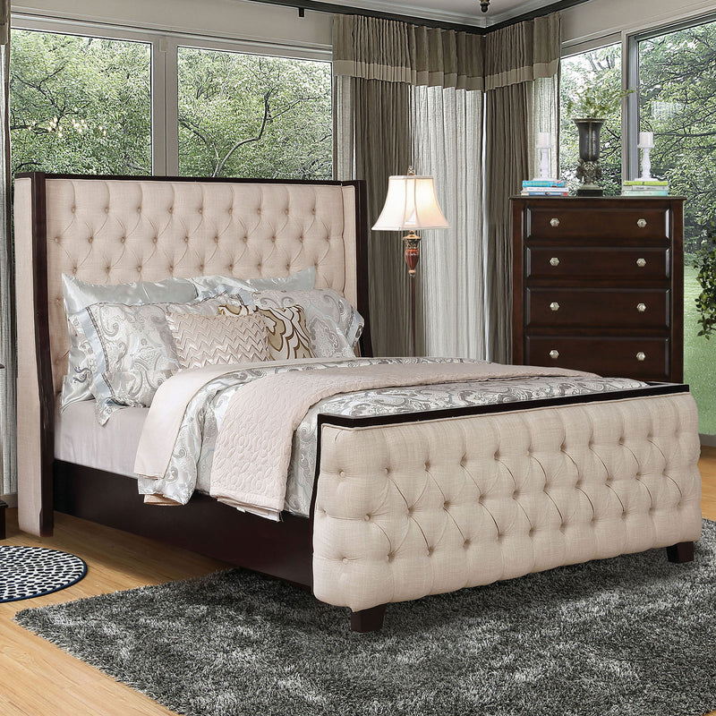 Camille Beige Cal.King Bed