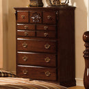 Tuscan II Glossy Dark Pine Chest - Star USA Furniture Inc