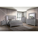 Alanis Light Gray 5 Pc. Queen Bedroom Set w/ Chest - Star USA Furniture Inc