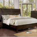 Agapetos Walnut Cal.King Bed - Star USA Furniture Inc