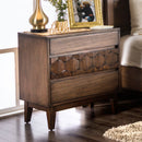 Kallisto Chestnut Brown Night Stand - Star USA Furniture Inc