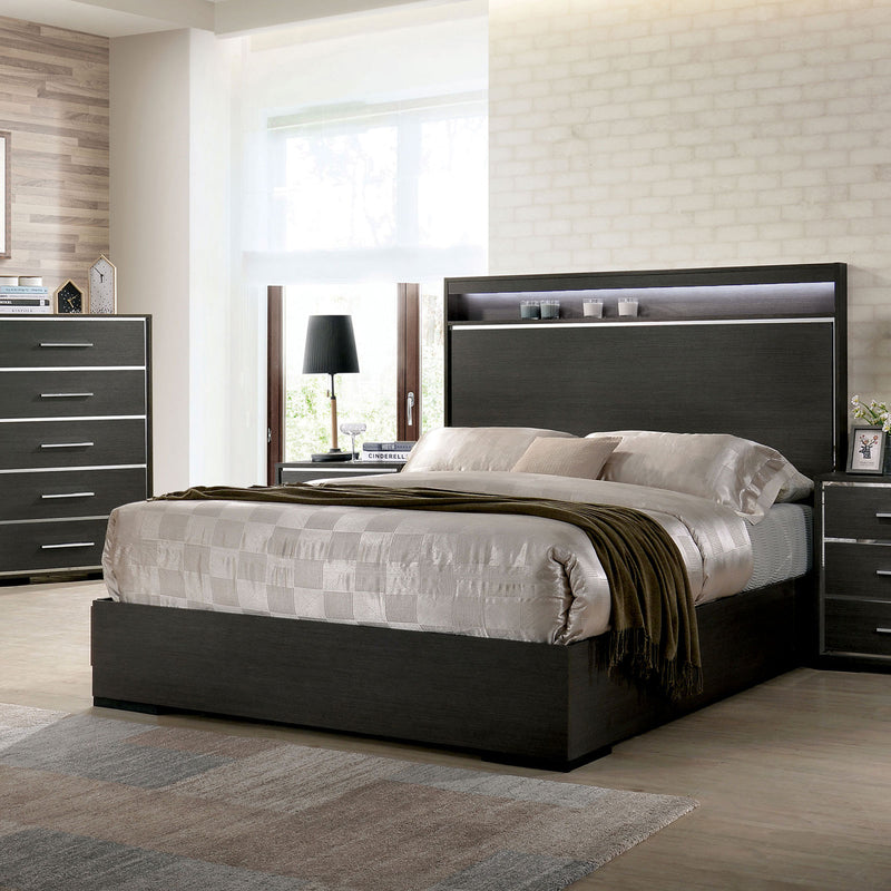 Camryn Warm Gray E.King Bed