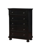 Castor Black Chest - Star USA Furniture Inc