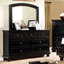 Castor Black Dresser - Star USA Furniture Inc