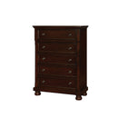 Castor Brown Cherry Chest - Star USA Furniture Inc