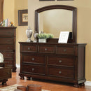 Castor Brown Cherry Dresser - Star USA Furniture Inc