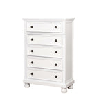 Castor White Chest - Star USA Furniture Inc